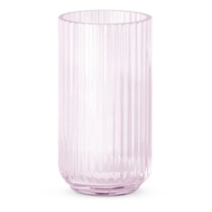 Lyngby vasen 15 cm pink glas